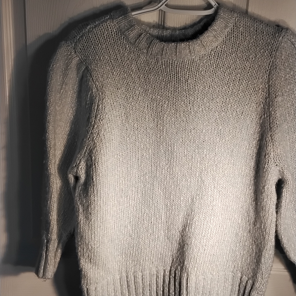 POPSUGAR Light Gray Knit Sweater
